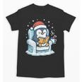 Cute Christmas Penguin Reading Book Cozy Winter Holiday Art Unisex T-Shirt Cute Christmas Penguin Reading Book Cozy Winter Holiday Art Unisex T-Shirt
