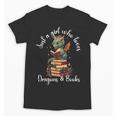Cute Dragon Reading Book Bookworm Dragon And Books For Women Unisex T-Shirt Cute Dragon Reading Book Bookworm Dragon And Books For Women Unisex T-Shirt