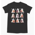 Cute Ghost Reading Book Lovers Halloween Ghost Unisex T-Shirt Cute Ghost Reading Book Lovers Halloween Ghost Unisex T-Shirt