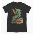 Cute Kawaii Dragon Fantasy Book Lover Book Nerd Unisex T-Shirt Cute Kawaii Dragon Fantasy Book Lover Book Nerd Unisex T-Shirt