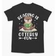 Cute Otter Reading Book Lover Sea Otters Animal Lover Unisex T-Shirt Cute Otter Reading Book Lover Sea Otters Animal Lover Unisex T-Shirt