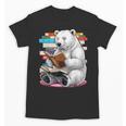 Cute Polar Bear Is Reading a Book Reading Polar Bear Unisex T-Shirt Cute Polar Bear Is Reading a Book Reading Polar Bear Unisex T-Shirt