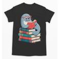 Cute Reading Seal On Books Book Lover Unisex T-Shirt Cute Reading Seal On Books Book Lover Unisex T-Shirt