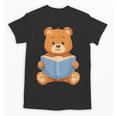 Cute Teddy Bear Reading Book Adorable For Readers Unisex T-Shirt