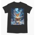 Deer Reads Book Women Girls Reindeer Unisex T-Shirt Deer Reads Book Women Girls Reindeer Unisex T-Shirt