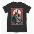 Dracula's Castle Book Cover Illustration Unisex T-Shirt