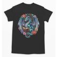 Dragon Reading Book Girls Kids Bookworm Book Lover Unisex T-Shirt