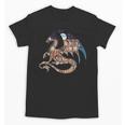 Dragon Silhouette Books Librarian Bookworm Women Men Kids Unisex T-Shirt