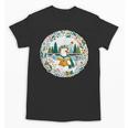 Duck Wilderness Book Reading Illustration Floral Unisex T-Shirt