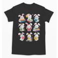 Easter Teacher Cute Bunny Reding Books Librarian Bookworm Unisex T-Shirt Easter Teacher Cute Bunny Reding Books Librarian Bookworm Unisex T-Shirt