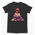 Educated Melanin Queen Afro Women Reading Book History Unisex T-Shirt Educated Melanin Queen Afro Women Reading Book History Unisex T-Shirt