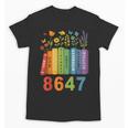 Equal Rights Book Flower Resist 86 47 Feminist Women Rights Unisex T-Shirt
