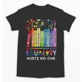 Equality Hurts No One Book Flower Rainbow Pride Month LGBTQ Unisex T-Shirt