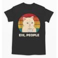 Ew People Introvert Cat Lover Crazy Colorful Cat Lady Unisex T-Shirt Ew People Introvert Cat Lover Crazy Colorful Cat Lady Unisex T-Shirt
