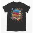 Fantasy Drama Tragedy Books Subtle Reader Librarian Flower Unisex T-Shirt