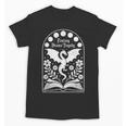 Fantasy Drama Tragedy Dragon Book Magic Gothic Moon Phases Unisex T-Shirt