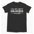 Fantasy Romantasy Novels Lover Sleep With Book Boyfriend Unisex T-Shirt Fantasy Romantasy Novels Lover Sleep With Book Boyfriend Unisex T-Shirt