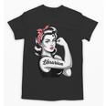 Female Librarian Rosie Riveter Book Guardian Woman Unisex T-Shirt Female Librarian Rosie Riveter Book Guardian Woman Unisex T-Shirt