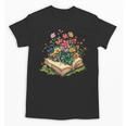 Floral Book Bloom Wildflowers Literature Nature Fantasy Unisex T-Shirt Floral Book Bloom Wildflowers Literature Nature Fantasy Unisex T-Shirt
