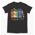 Floral Book Equality Human Rights Social Justice Peace Love Unisex T-Shirt Floral Book Equality Human Rights Social Justice Peace Love Unisex T-Shirt