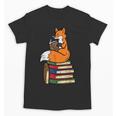 Fox Books Read Reading Librarian America Men Women Kids Unisex T-Shirt Fox Books Read Reading Librarian America Men Women Kids Unisex T-Shirt