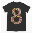 Fun 8th Birthday Books Themed 8 Years Old Boys Kids Girls Unisex T-Shirt Fun 8th Birthday Books Themed 8 Years Old Boys Kids Girls Unisex T-Shirt