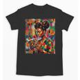 Geometric History Educated Women Reading Book Melanin Unisex T-Shirt
