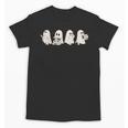 Ghost Book Reading Halloween Books Lover Teacher Kids Unisex T-Shirt Ghost Book Reading Halloween Books Lover Teacher Kids Unisex T-Shirt