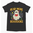 Ghost Reading Books Teacher Student Halloween Read More Book Unisex T-Shirt Ghost Reading Books Teacher Student Halloween Read More Book Unisex T-Shirt