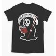 Grim Reaper Bookworm Cute Book Reading Halloween Unisex T-Shirt Grim Reaper Bookworm Cute Book Reading Halloween Unisex T-Shirt