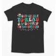 Groovy Christmas Most Likely To Read A Book On Christmas Unisex T-Shirt Groovy Christmas Most Likely To Read A Book On Christmas Unisex T-Shirt