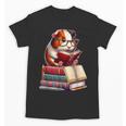 Guinea Pig Reading Books Matching Bookworm Readers Librarian Unisex T-Shirt Guinea Pig Reading Books Matching Bookworm Readers Librarian Unisex T-Shirt