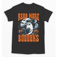Halloween Book Lover Ghost Boo Pun Read More Boooks Unisex T-Shirt Halloween Book Lover Ghost Boo Pun Read More Boooks Unisex T-Shirt