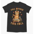 Halloween Fully Booked This Fall Book Ginger Cat Reading Unisex T-Shirt Halloween Fully Booked This Fall Book Ginger Cat Reading Unisex T-Shirt