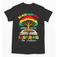 Honoring Past Inspiring Future History Month Book Tree Unisex T-Shirt Honoring Past Inspiring Future History Month Book Tree Unisex T-Shirt