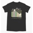 I'm Booked Tonight Cozy Floral Book Lover Graphic Unisex T-Shirt
