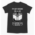 I’m Not Reading I’m Judging You Silently Fun Cat Book Lover Unisex T-Shirt I’m Not Reading I’m Judging You Silently Fun Cat Book Lover Unisex T-Shirt