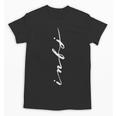 INFJ Introvert Personality Psychology Vertical Writing Unisex T-Shirt INFJ Introvert Personality Psychology Vertical Writing Unisex T-Shirt