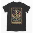 The Introvert Skeleton Tarot Card Coffee Book Lover Unisex T-Shirt