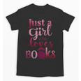 JUST A GIRL WHO LOVES BOOKS LIBRARIAN BOOK LOVERS BOOKWORM Unisex T-Shirt