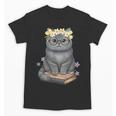 Just A Girl Who Loves Cats & Books Bookish Women Unisex T-Shirt