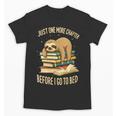 Just One More Chapter Sloth Sleeping On Books Reading Unisex T-Shirt