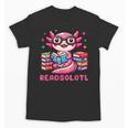 Kawaii Axolotl Readsolotl Book Lover Reading Bookworm Girls Unisex T-Shirt Kawaii Axolotl Readsolotl Book Lover Reading Bookworm Girls Unisex T-Shirt