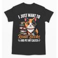 Kawaii Feline Book Reading Read Books Pet My Calico Cat Men Women Unisex T-Shirt Kawaii Feline Book Reading Read Books Pet My Calico Cat Men Women Unisex T-Shirt