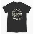 Late Night Readers Club Moon & Stars Book Lover Unisex T-Shirt
