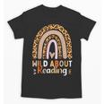 Leopard Teacher Wild About Reading Books Reader Librarian Unisex T-Shirt Leopard Teacher Wild About Reading Books Reader Librarian Unisex T-Shirt