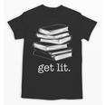 Let's Get Lit Books Unisex T-Shirt