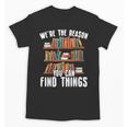 Librarian Reading Books Lover Library Unisex T-Shirt