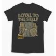 Loyal To The Shelf Knight Panther Book Lover Unisex T-Shirt