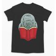 Manatee Reading Books Sea Animal Manatee Unisex T-Shirt